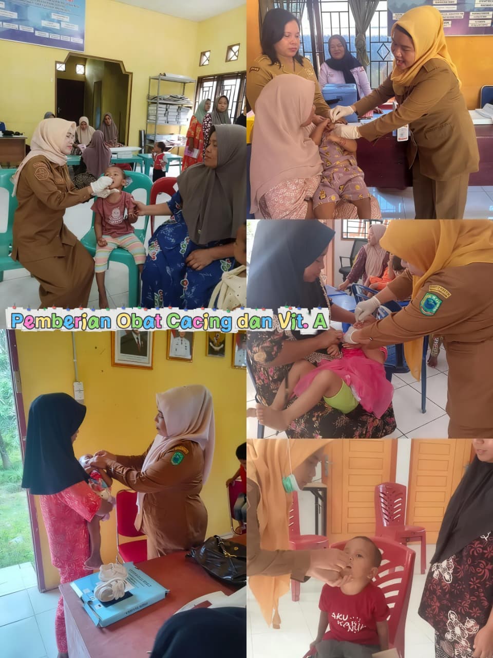 Pemberian Obat Cacing dan Vitamin A di Bulan Agustus